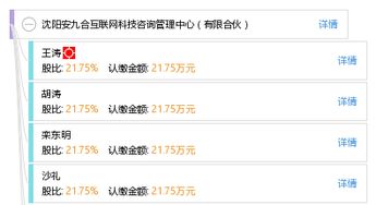 沈阳安九合互联网科技咨询管理中心 有限合伙