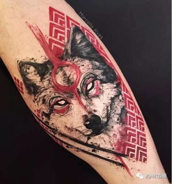 Tattoo 纹身素材 狼