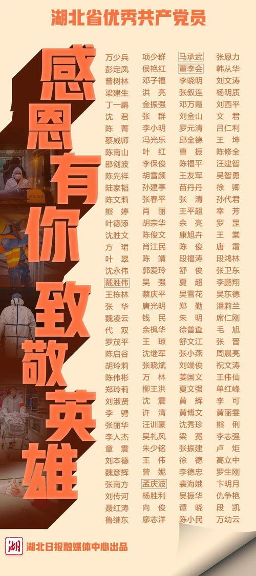 湖北省抗击新冠肺炎疫情表彰全名单公布 看看有哪些个人和集体上榜
