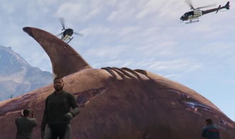 GTA5 展现史上最大的鲨鱼,一口一个鲲已经不在是梦 