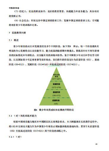 中巴关注 中国足协青训大纲 发布,青少年不应仅凭竞赛成绩考核