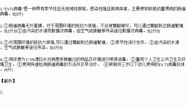 ev71 ev71病毒是属于什么病毒