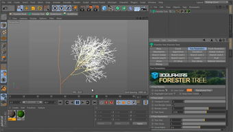 c4d怎么做树叶飘动效果(c4d2023样条动力学在哪)