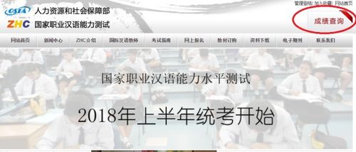 国家职业汉语能力测试 ZHC 的考试成绩如何查询 