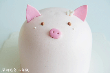 lulu猪蛋糕教程摩羯座 猪蛋糕造型
