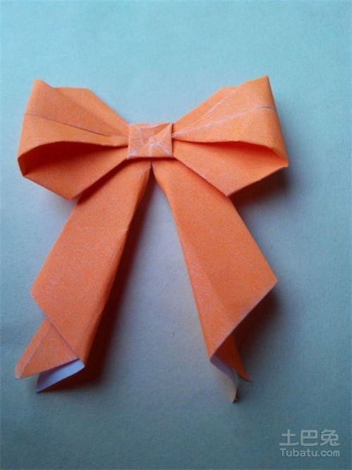 趣味生活 折纸蝴蝶结的方法分享