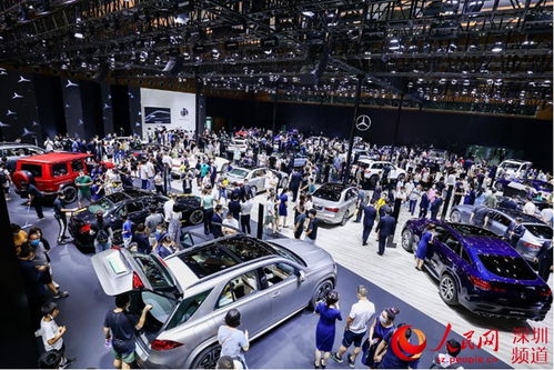 2021粤港澳大湾区车展在深圳开幕 近百个品牌上千辆新车参展 