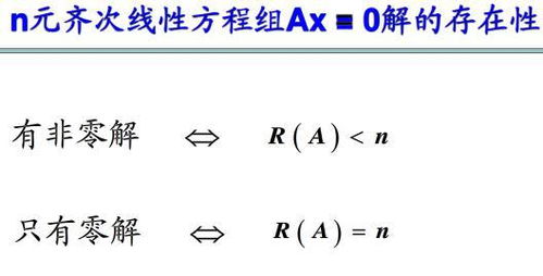 线代中 秩和解的数目由什么联系 求证 