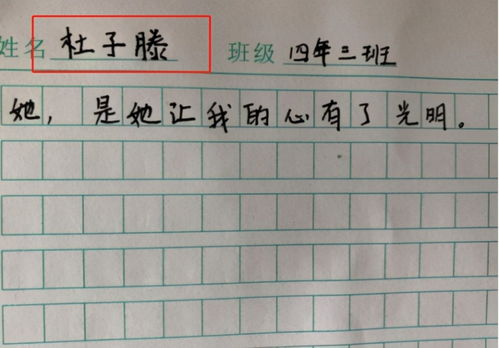 学生姓 程 ,名字读出来引人捧腹大笑,学生委屈 都怪我妈追星