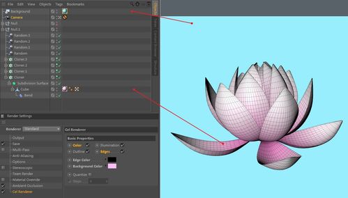 c4d怎么渲染线稿线粗细(c4d怎么渲染出模型的线条)