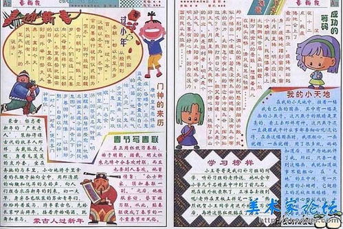 春节手抄报 10 20字