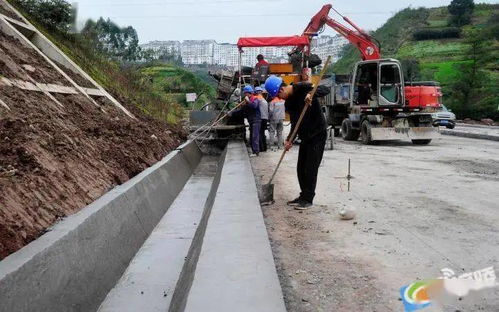 好消息 马龙路三标段引进 神器 加快建设进度