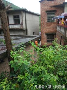 涟源七星街 暴雨至民房出现溶洞,农妇在家里失踪 