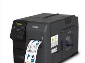 图 EPSON爱普生标签机TM C7520G 彩色茶叶标签标识机 深圳办公用品 