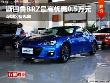 四年贬值50%，15万多的入门级跑车斯巴鲁BRZ性价比高吗