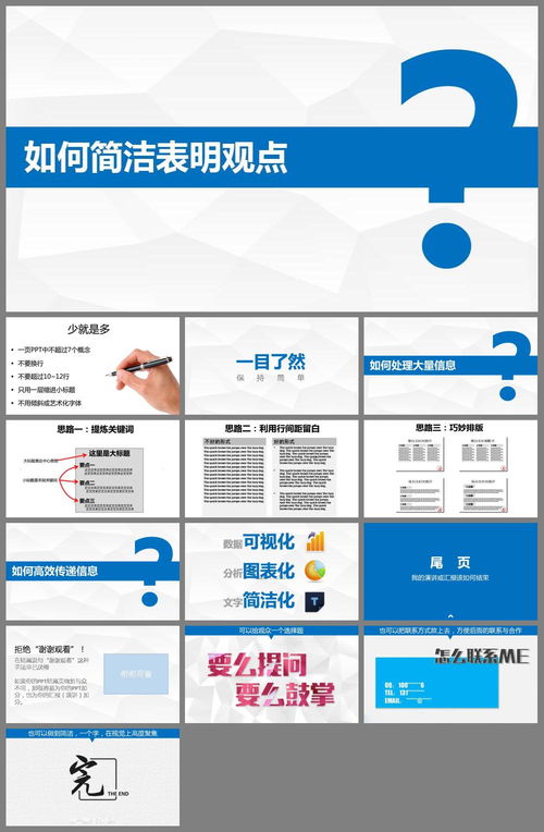 如何简洁呈现方案PPT教程模板