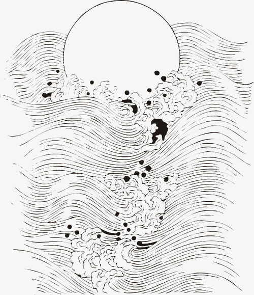 黑白手绘装饰素材图片免费下载 高清节日素材png 千库网 图片编号5983105 