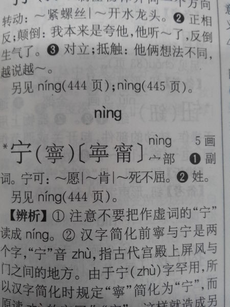 宁泽涛名字到底怎么读 四本字典给出两种答案 图