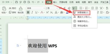 wps在文字上加拼音的方法 wps怎么给文字加拼音 