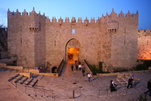 大马士革之门,耶路撒冷,门,大马士革,古代,历史,以色列 