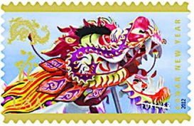 世界多国推出2012版壬辰龙年邮票 
