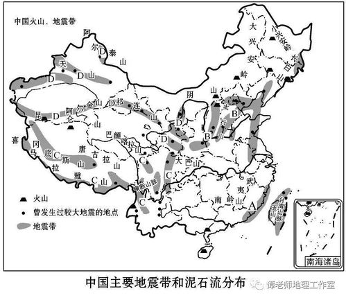 中国地图空白轮廓图