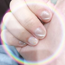 短指甲 小甲盖留指甲的时候可以做的美甲