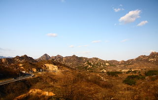 风景大山落日黄昏