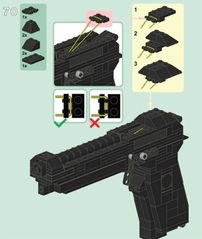 国外玩家的乐高手枪详细设计图 包你看完就会造