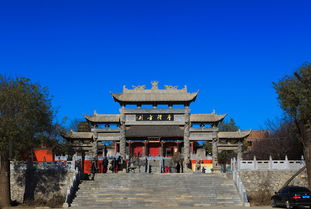 秦岭山脚下的庙宇 香积寺