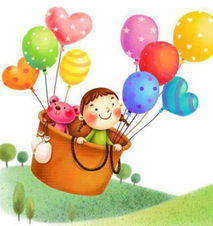 儿童卡通气球图片