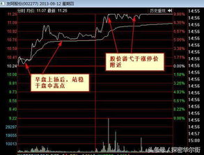 请问高手：从当天的盘口如何找出，分时图中股价起伏很小，几乎成一直线的股票？