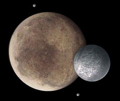 冥王星轨道周围或拥有十多颗 隐形月亮 图