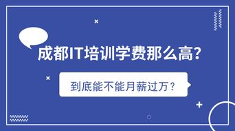 成都IT培训学费那么高 到底能不能月薪过万