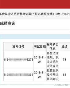 基金考试什么时候出成绩