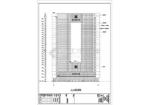 沈阳市某26层框架结构超高层核心筒结构办公楼建筑施工图纸