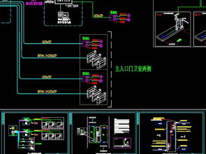 停车场出入口管理系统cad停车场CAD双线绘制线距是多少