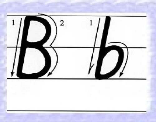 b b的笔顺怎么写