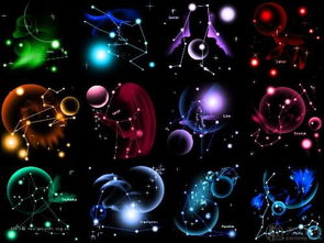 搜12个星座的图能看到星星的那种 