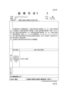 常熟某办公建筑安全监理日志