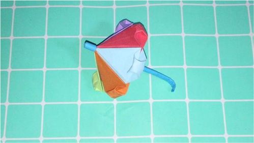 手工折纸教程,女生都喜欢的 芭蕾伞 ,简单易学 