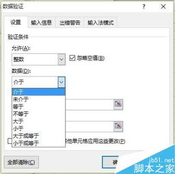 excel的数据验证功能如何限制输入的数据类型与数值 