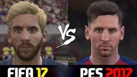 实况足球2018 vs 实况足球2017 球员脸型对比视频 主要为拜仁球员 1080P