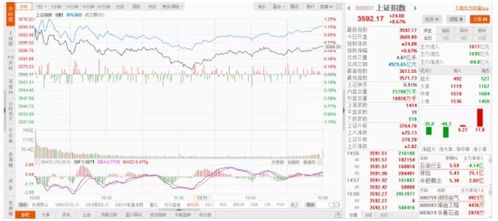 东方财富软件 k 线图的红绿黑蓝4条线是什么意思