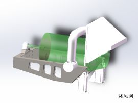 Solidworks换热压力容器模型下载 沐风网 