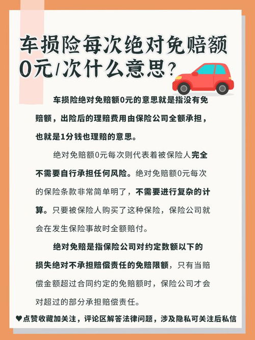 车损险绝对免赔额0元好不好(保险绝对免赔额0有必要买吗)