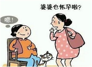 婆婆照顾儿媳坐月子,没想到自己怀上了 