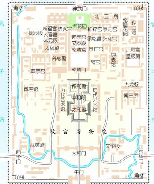 故宮參觀路線圖和導遊詞(故宮參觀路線圖解說詞)-勵志短句-勵志人生網