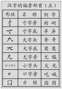汉字的偏旁部首 分类讲解,对孩子识字有意义 