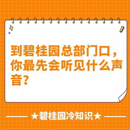 13个碧桂园冷知识,能全部答对的据说都是......